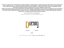 Tablet Screenshot of dorian.it